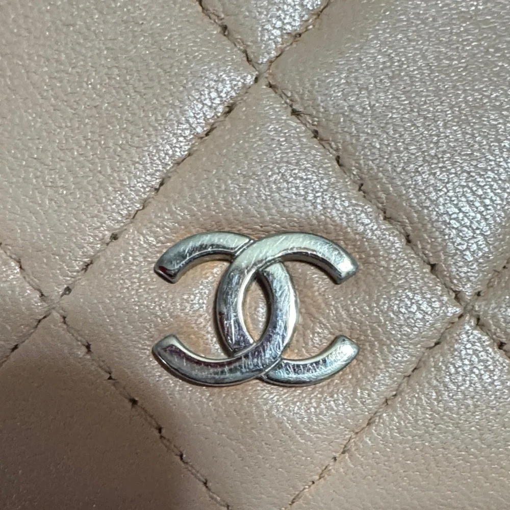 CHANEL Tan Quilted Women's Wallet 🎉🎉🎉HOST PICK 🎉🎉🎉